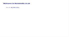 Desktop Screenshot of bandoodle.co.uk