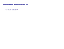 Tablet Screenshot of bandoodle.co.uk